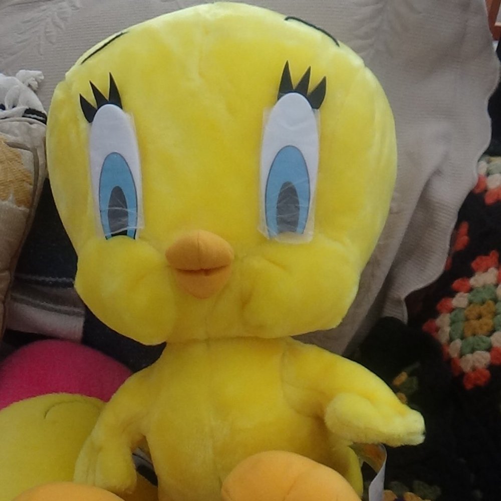 Large Tweety Plush Looney Tunes 21" New